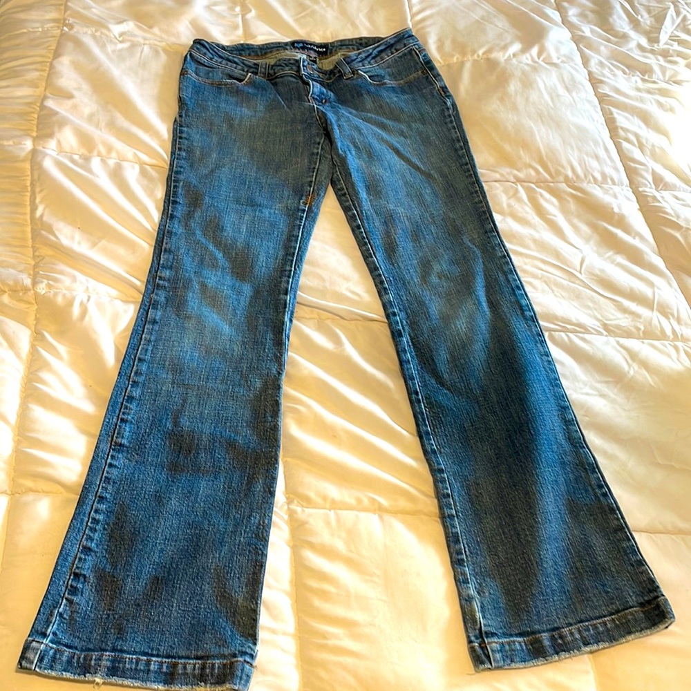 Jr women Fox low rise flair leg jeans size 7